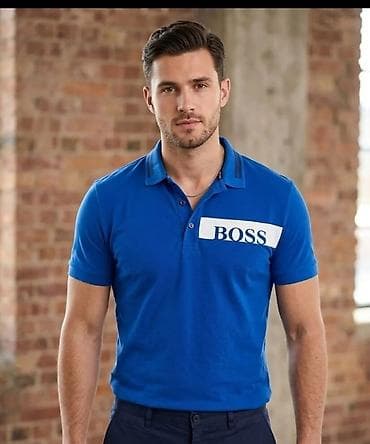 Trenerke: Men's T-shirt Boss, bоја - Tamnoplava — 1