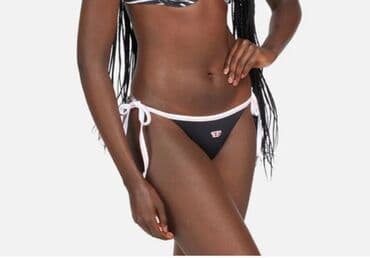 jednodelni kupaci sa karnerima: M, Jednobojni, bоја - Crna — 4