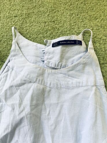 crop top c a: L (EU 40), M (EU 38), bоја - Svetloplava — 2
