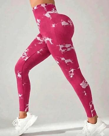 Lične stvari: Ženske sportske helanke – tie-dye print 2 kom po jednoj ceni - Model — 3