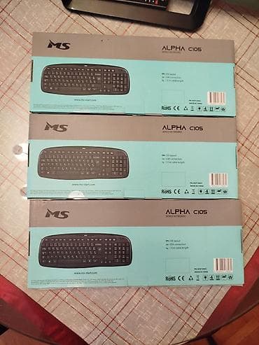 ms 500 napajanje: MS Alpha C105 usb tastatura.Neotpakovano tri tastature.Cena po komadu — 1