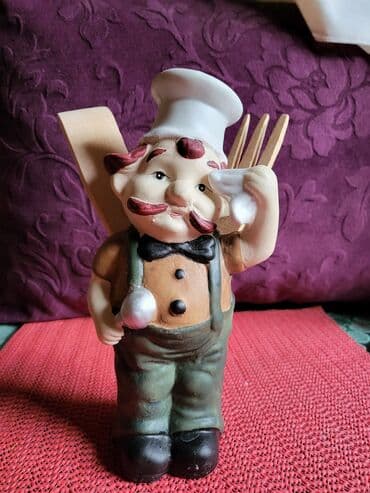 viljuska za struju: Kuvar nov,drzac za kuhinju italijanski. Na kutiji pise porcelan ali — 4