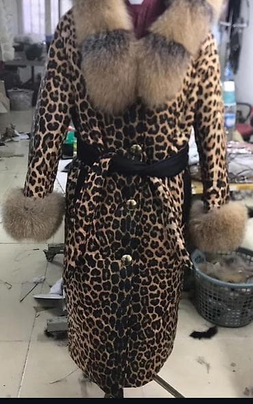 leopard haljina: Nova jaknaanimal dezen pravo krzno .Vel S — 1