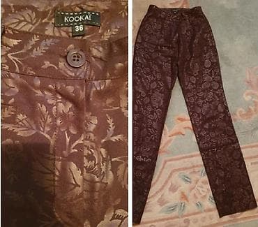 Kookai braon boje pantalone cvetni dezen. S velicina - ili xs na lalafo.rs Kookai braon boje pantalone cvetni dezen. S velicina - ili xs