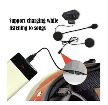 canon powershot elph 160: Cena 4000 dinara B12 Bluetooth handsfree za motocikl za kacigu * — 1