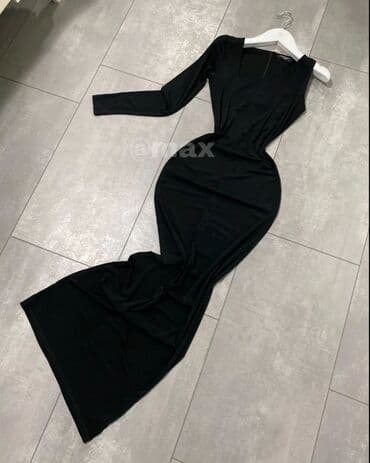 svecane haljinice: New Long,WOLF DRESS’’ Velicine: S M L Boje:crna i crvena Cena — 1