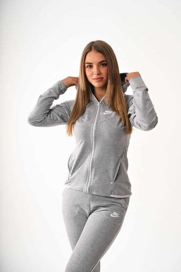 nike tech fleece trenerke komplet: Nike Tech Fleece ženska trenerka sa kapuljačom i rajsferšlusom. Gornji — 1
