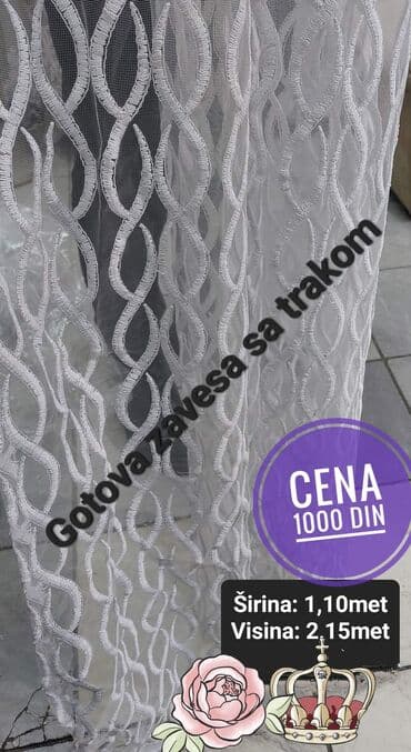 vilerov goblen devojka na steni cena: Gotova zavesa sa ušivenom trakom
Cena na slici — 2
