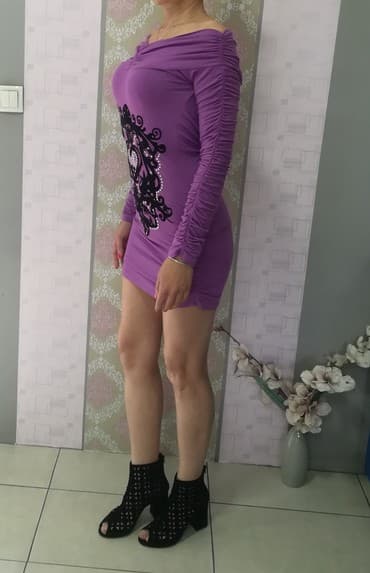 haljine ivet rs: S (EU 36), color - Purple, Cocktail, Long sleeves — 8