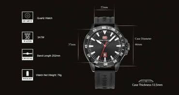 baletanke sa platformom: Classic watch, Male — 2