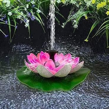 fontana za dvorište: ⛲️ Lotos 🪷Solarna fontana ⛲️ 🛒 Cena: 2400 dinara❤️‍🔥 🌴Fontana je — 2