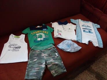 mokasine u boji: Bundle: Beanies, T-shirts, For boys, age: 3-6 months — 1