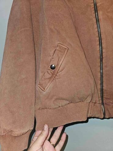 Suknje: Ženska bomber jakna XL-XXL u boji terakote dužina 66 cm po.pazuh pazh — 5