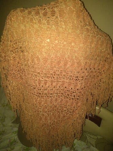 kargo pantalone h m: Ponco, sal, sa resama. Prljavo roza. Topao i bez mane — 2