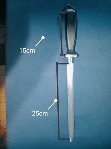 Ostala kuhinjska oprema: Profesionalni oštrač noževa (čelik za oštrenje) - Dužina oštrača: 25 — 2