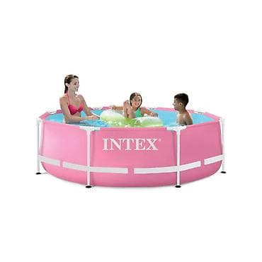 bazen varvarin: Intex bazen Pink Metal Frame 244×76 cm (šifra: 28290-90) - Okrugli — 2