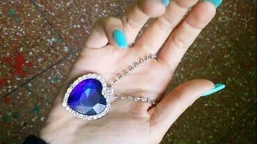 ogrlica sa detelinom: Prelepa ogrlica HEART OF THE OCEAN poznata iz filma Titanik Dimenzije — 2