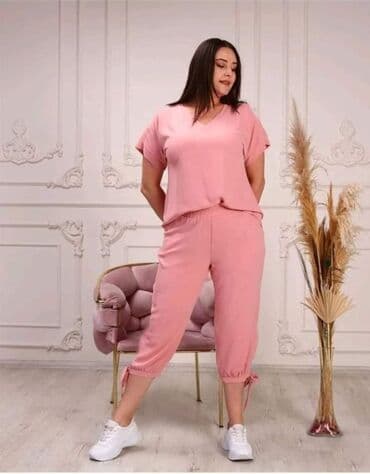 svecani kompleti sa pantalonama: Pamuk sa elastinom 
3XL,4XL,5XL,6XL 3700din — 1