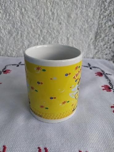 koferi sa alatom: Vintage Garfild Keramička Šolja "Thank You" 80s Garfild Keramička — 6