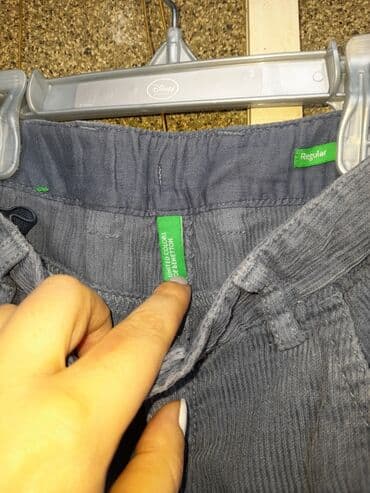 haljine za devojcice waikiki: Benetton, Set: T-shirt, Trousers, 98-104 — 7