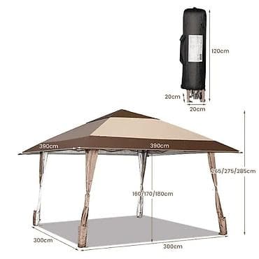 draperije novi sad: Paviljon sa mehanizmom za sklapanje 3,9 x 3,9 m - 18500 din Krov od — 2