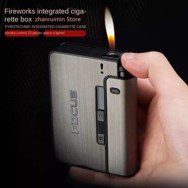 polovne elektronske cigarete: 890din Tabakera/upaljac Prenosna metalna kutija za cigarete 10 kom — 2