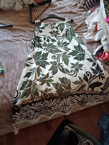 Men's Clothing: Letnja haljina bez rukava sa A-krojem i cvetno-botaničkim printom — 1