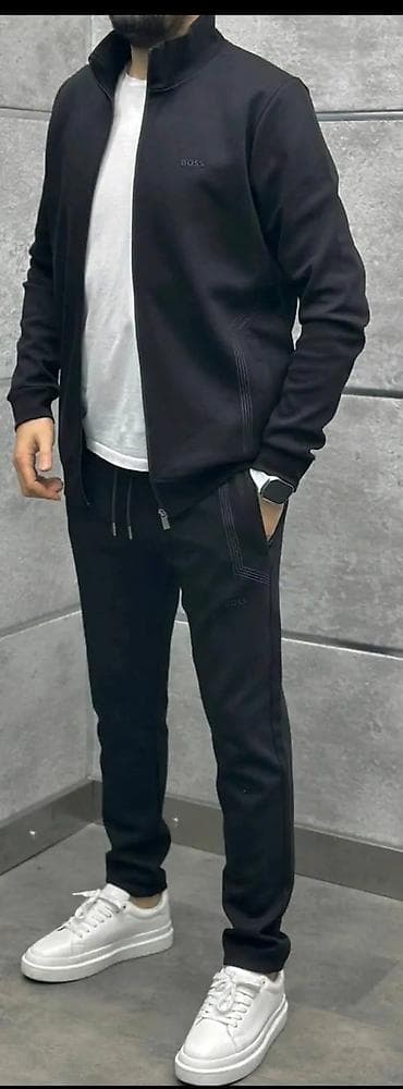 domace trenerke: Trenerka Boss, bоја - Siva — 4