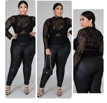 2XL, 3XL, 4XL, Likra, bоја - Crna, Jednobojni na lalafo.rs 2XL, 3XL, 4XL, Likra, bоја - Crna, Jednobojni