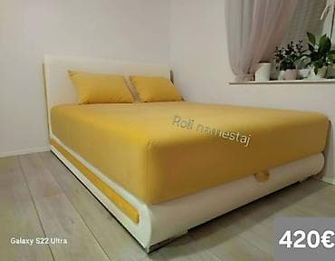 kolevka za bebe dexy co: Luksuzni tapacirani bračni krevet sa visokim uzglavljem - Dizajn — 10