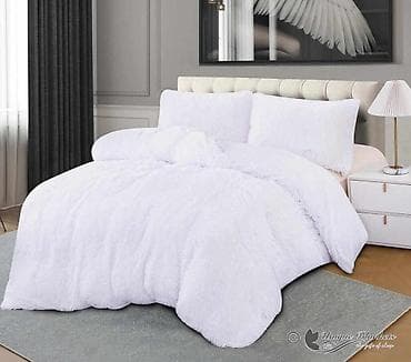 novi pazar stvari: Luksuzni set posteljine od veštačkog krzna – ultra mekano i toplo - — 8