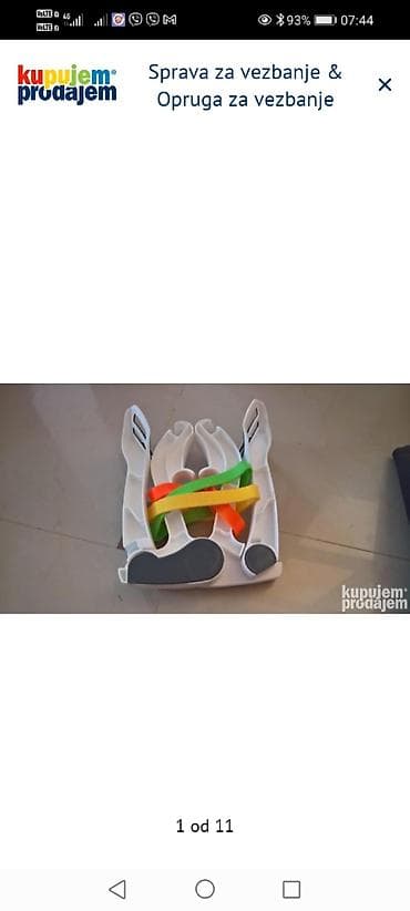 Sprava za vežbanje + opruge/otpornici Višenamenska fitnes sprava za