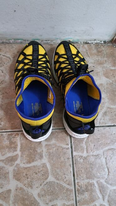 patike sa znakom n: Nike ACG React Terra Gobe patike – žuto/crna kombinacija sa plavim — 3
