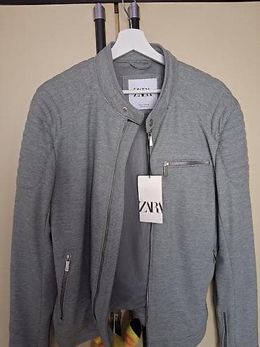 zimske jakne orsay: ZARA muška jakna – siva - Model: bomber/bez kragne sa kopčanjem na — 1