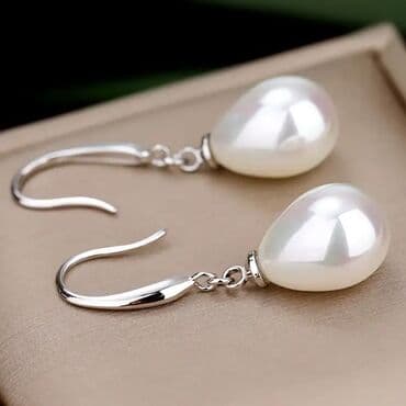 mokasine muske: Hoop earrings, Material: Cubic zirconia — 5