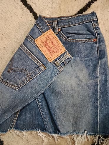 brug jeans: Levi’s suknja od teksasa – model 589 - Originalni Levi Strauss & — 2