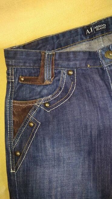 Jakne, Kaputi, Prsluci: Armani jenas original 29 NOVO Original Armani farmerke sa džepovima od — 6