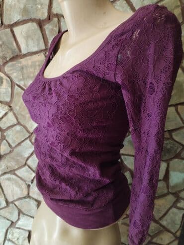 svecane bluze od satena: H&M bluza cipka vel S — 3