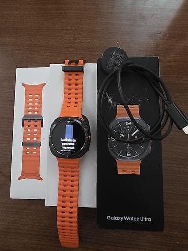 Samsung Galaxy Watch Ultra (47 mm) – narandžasti sportski kaiš -