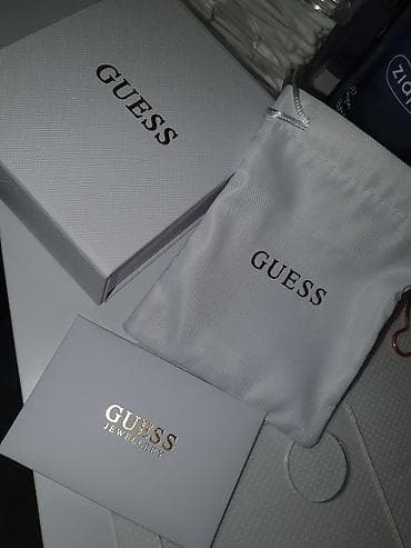 alke srebrne: GUESS minđuše – velike okrugle alke od sjajno presvučenog metala u — 4