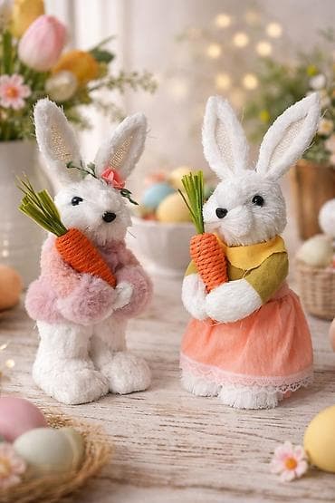 dekoracija ruza za 8 mart: ✨ Uskršnje dekorativne zeke ✨ Unesite toplinu i nežnost u svoj dom uz — 1