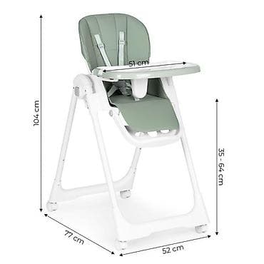 stolice za hranjenje beba kupujemprodajem: HRANILICA ZA BEBE ECO TOYS – DUPLA TACNA, GREEN (HA-013 GREEN-250) — 6