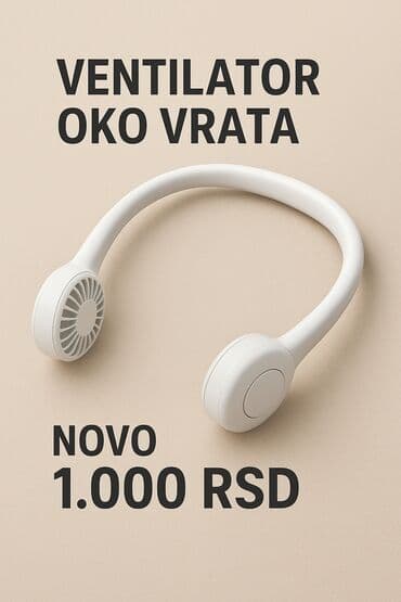 Elektronika: Ventilator oko vrata – prenosivi lični hladnjak - Dizajn u obliku — 1