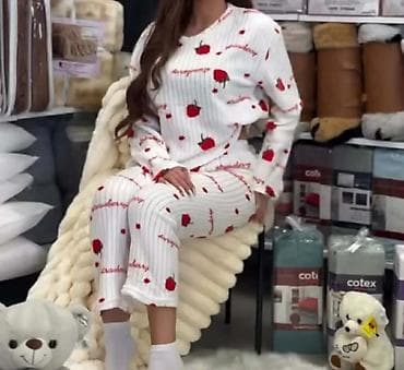 Venčanice i aksesoari: Ženske pidžame – set (gornji deo + donji deo) - Dizajn: raznovrsni — 8