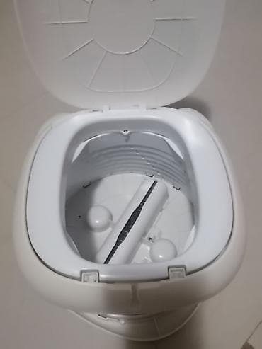 stedisa za sporet: Sklopiva prenosiva nosac I kanta/korpa za pelene sa poklopcem – — 3