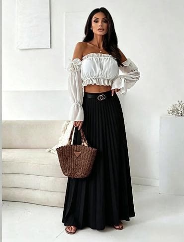 Suknje: 04. Plisirane suknje Prelepe boje💚💛🧡💙🩷❤️ S M L XL Cena : 2.200 dinara — 7