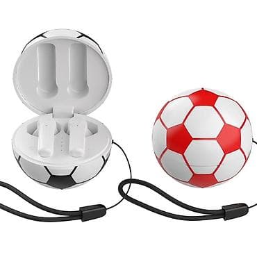 Bežične slušalice dizajnirane u obliku fudbalske lopte.  Model: Rinno — 3