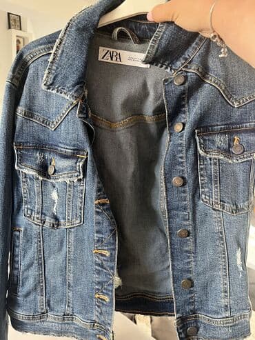 jakne c a: Zara, M (EU 38), Jeans, Without lining — 4