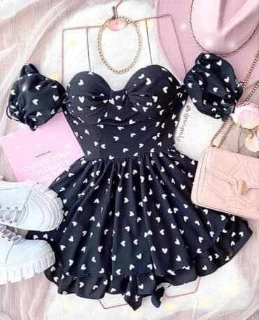 turske haljine slike: Novo! 
Haljina/kombinezon
Uvoz Turska
Vel: S, M, L
Cena: 3200

din — 3