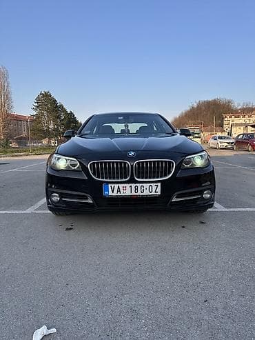 bmw e90 sedista: BMW Serije 5 (F10) – limuzina, crna boja - Motor: dizel, 2.0 — 1